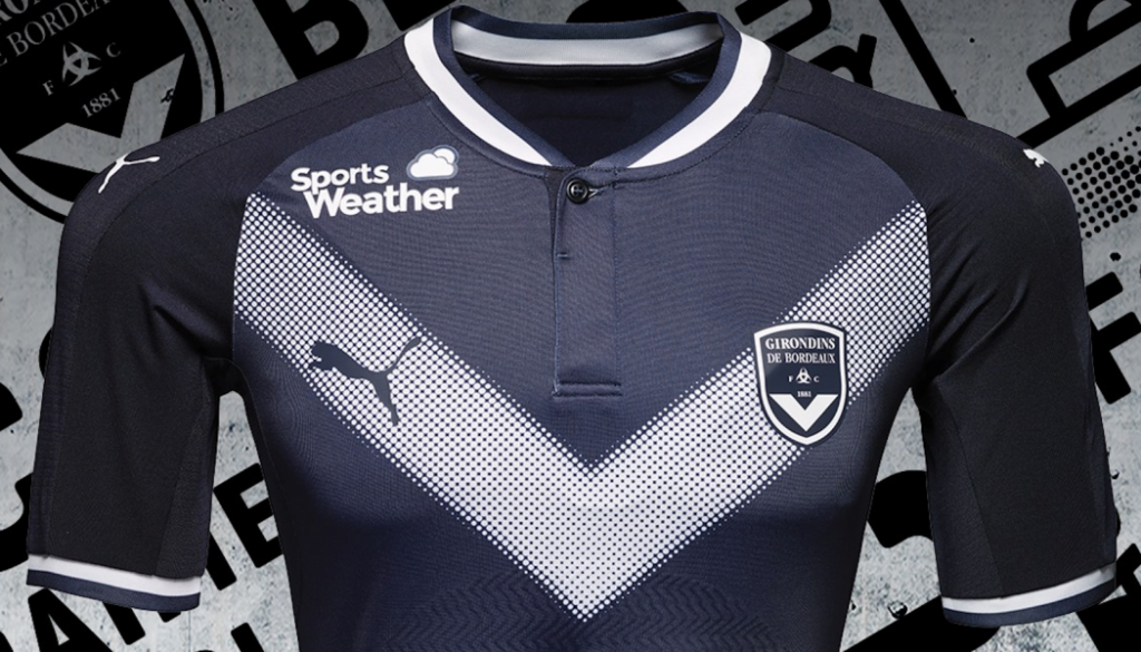 Le nouveau maillot des Girondins de Bordeaux Maillots football